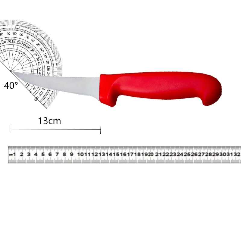 Stainless Steel Boning Knife Skinning and Carving Knife Sharp Meat Cleaver Kitchen Vegetable and Fruit Knife