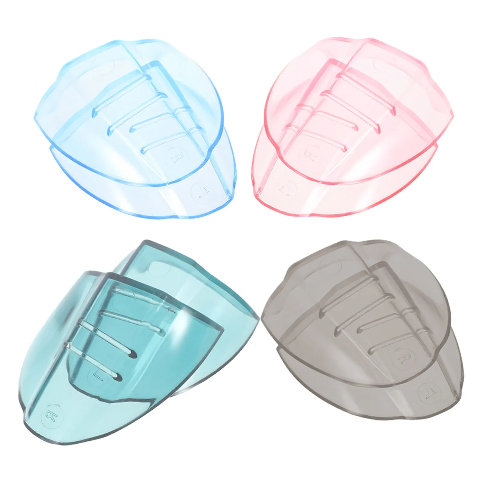 

4Pairs Tpu Eyeglasses Side Shields Protective Covers for Glasses Replacement Side Shields Anti Splash Scratch Resistant Eye