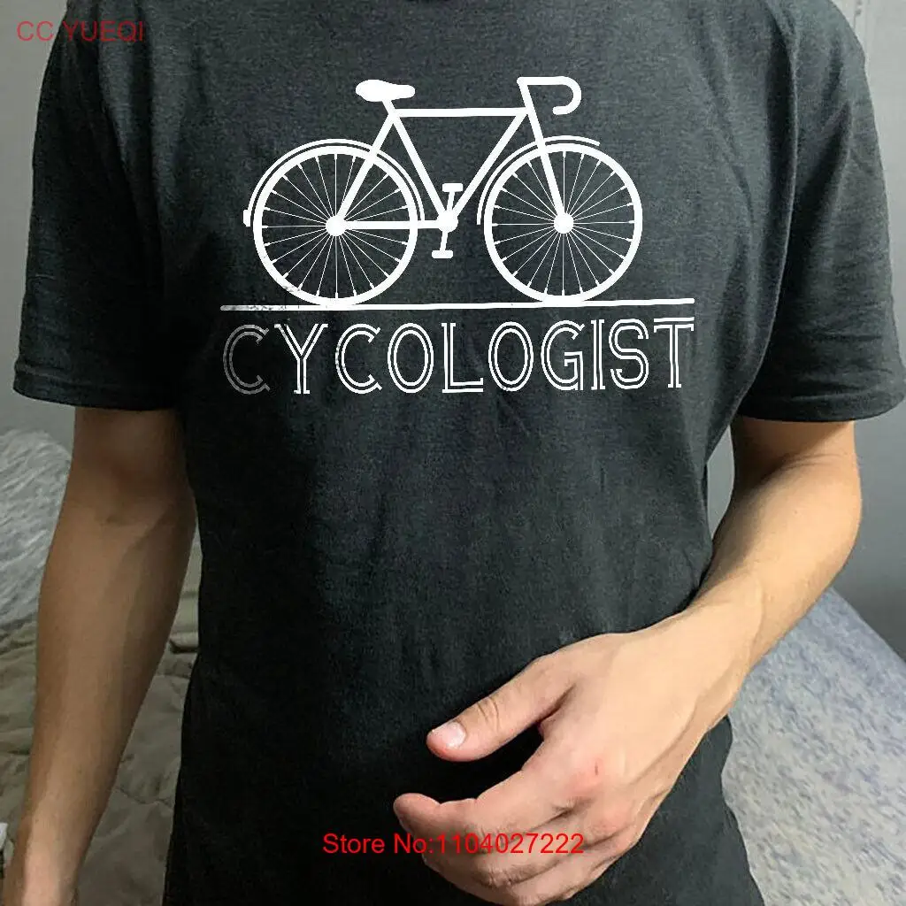 Cycologist Graphic T-Shirt Funny Gift Tee For Bicycle Lovers Size S-6XL