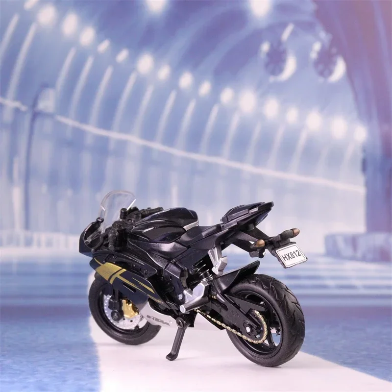 Moto Yamaha R6 1:18 en alliage métallique moulé, modèle de voiture de Collection, jouet pour enfants, cadeaux M21