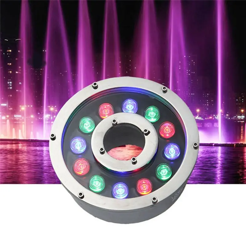 

A013 DC24V Waterproof Pool Light Fountain Light Pool Landscape Light Underwater Spotlight 6W LED Underwater Light