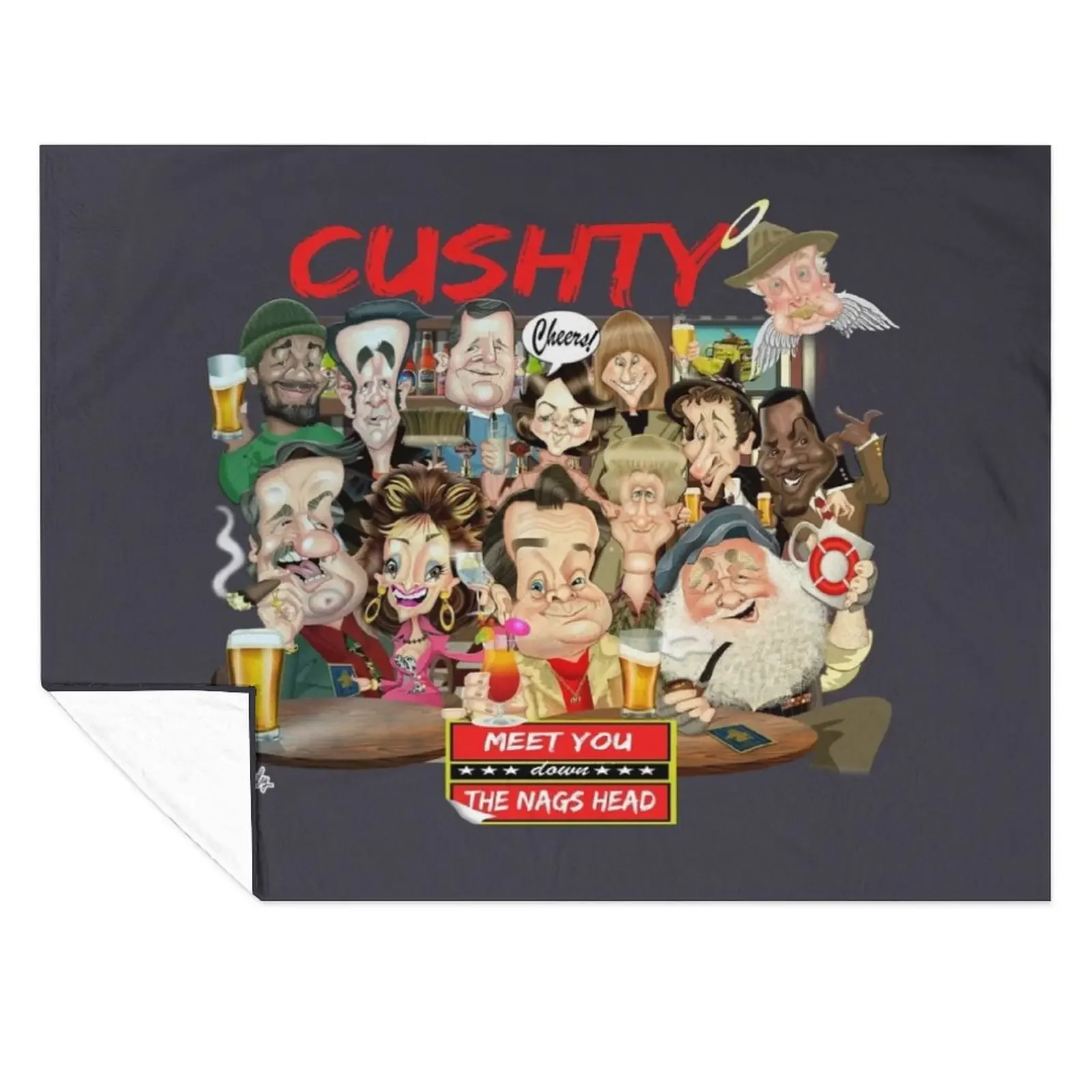 

Down the Nags Head Collective Throw Blanket Luxury Thicken for sofa Thin Furrys Blankets