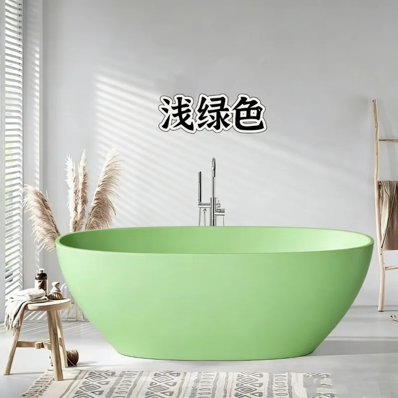 Individual artificial stone bathtub household double