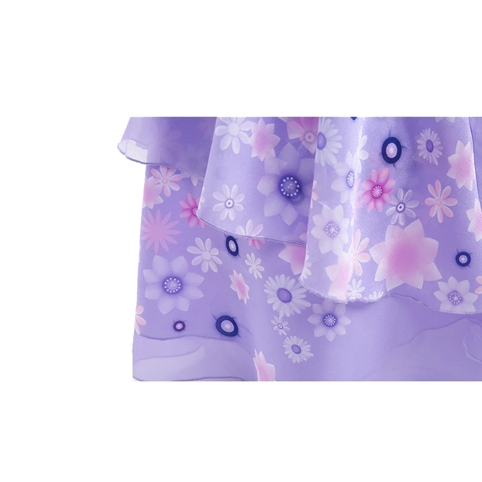 فستان ديزني إنكانتو إيزابيلا للفتيات فستان كرنفال الهالوين التأثيري ملابس حفلات عيد الميلاد #2