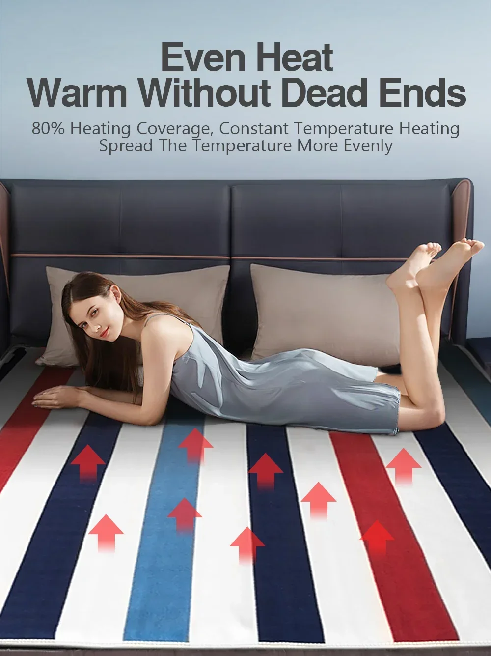 110V / 220V Electric Blanket Smart Control Heated Blanket Thicker Heaters Electrica Winter Carpet Mat for Home Bedroom image 5