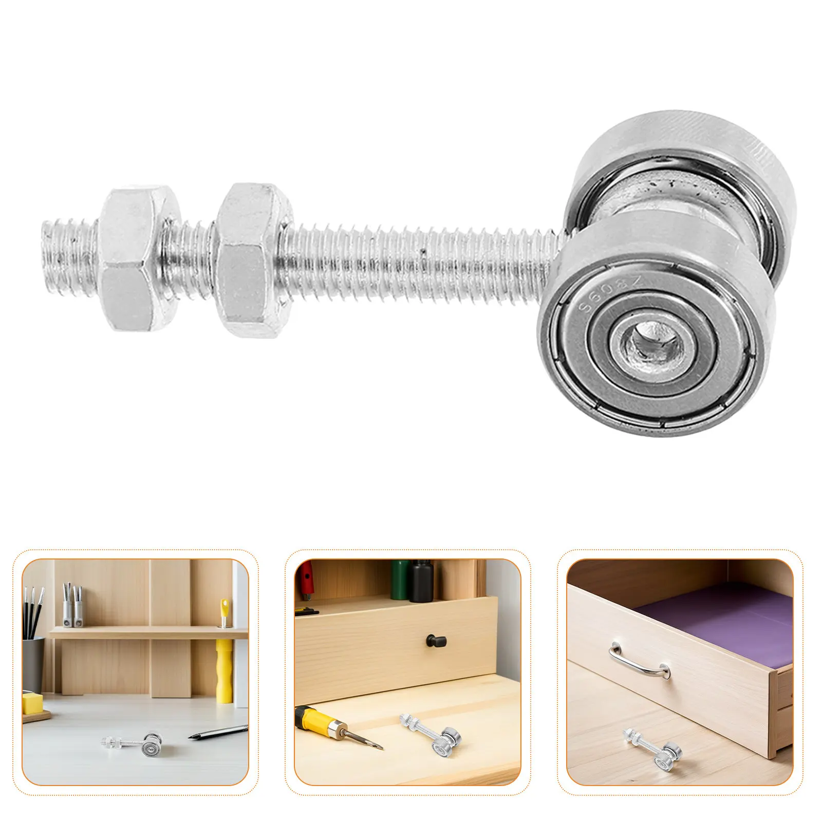 

Комплект из 4 роликов для раздвижных дверей с двойными подшипниками, колесики для сборки дверей-амбаров, для шкафов, гардеробов, гаражей, патио