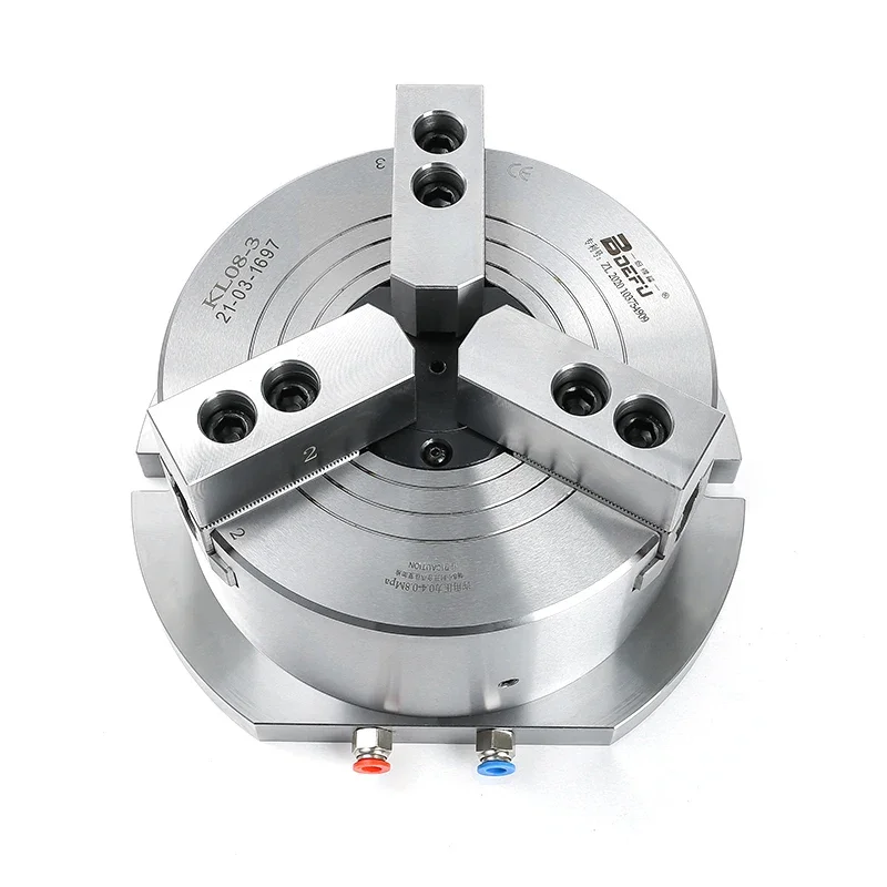 

Zhuxiao 6 Inch Vertical Hollow Pneumatic Chuck KL06Q-3 Power Fixture For Drilling Milling Tapping Machine Lathe