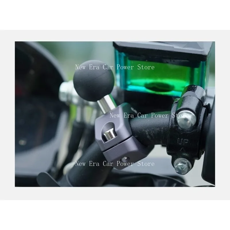 Suitable for Motorcycle Phone Holder Accessories Handlebar Fixing Clip Rearview Mirror Ball Head Base