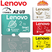 Lenovo Class10 Memory Card 128GB 256GB 512GB Smart SD Black High Speed SD Memory Card 1/2TB Real Capacity Micro Card For UAV Cam