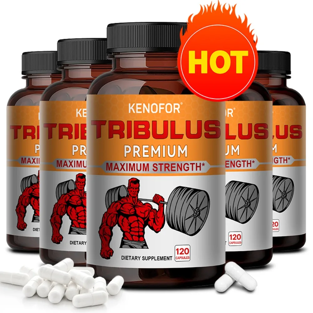 Tribulus Premium Maximum Strength - Supports Strength, Stamina and Vitality, 120 Capsules