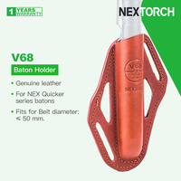 Nextorch V68 Genuine Leather Baton Holder, for NEX Quicker Series, Compatible with Belt Up to 50mm Wide