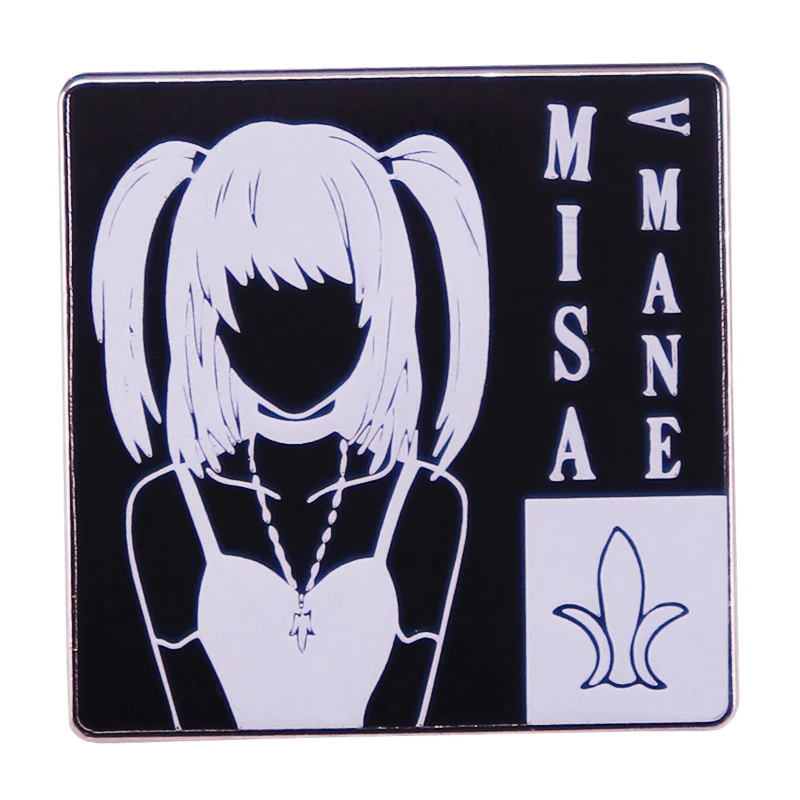 death note Misa Amane enamel pin MisaMisa anime girl manga badge brooch Backpack Decoration Jewelry otaku Gift