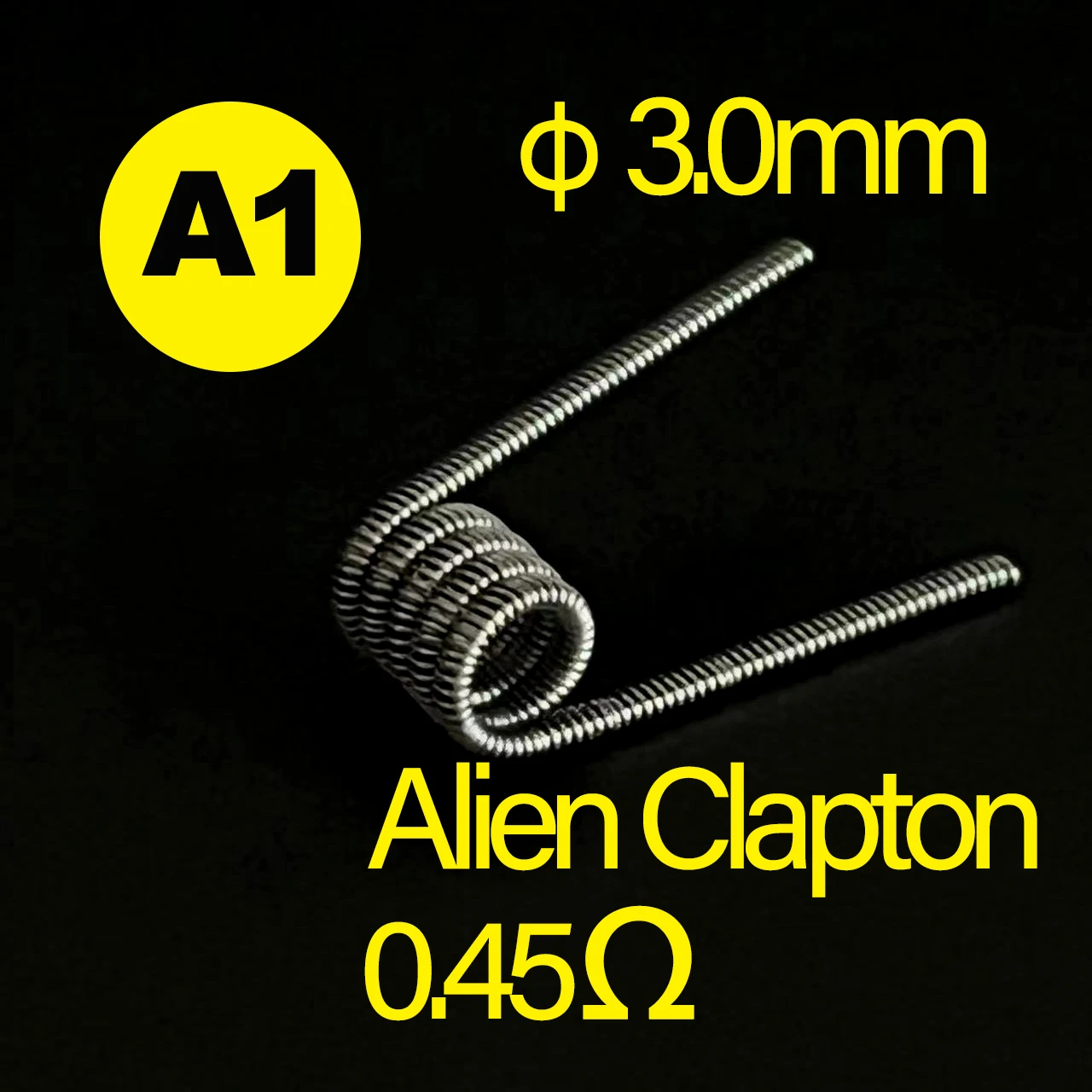 48 Stück/Karton 3,0mm Handwerkzeuge vorgefertigte Spulen Alien Fused Clapton Flat/Mix Twisted/Hive/Quad/Tiger mit Schraubendreher-Werkzeug zubehör