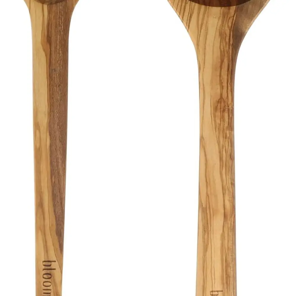 

Oprah-Approved Italian Olive Wood 2-Piece Utensil Set: Large 14 Ladle & Spoon