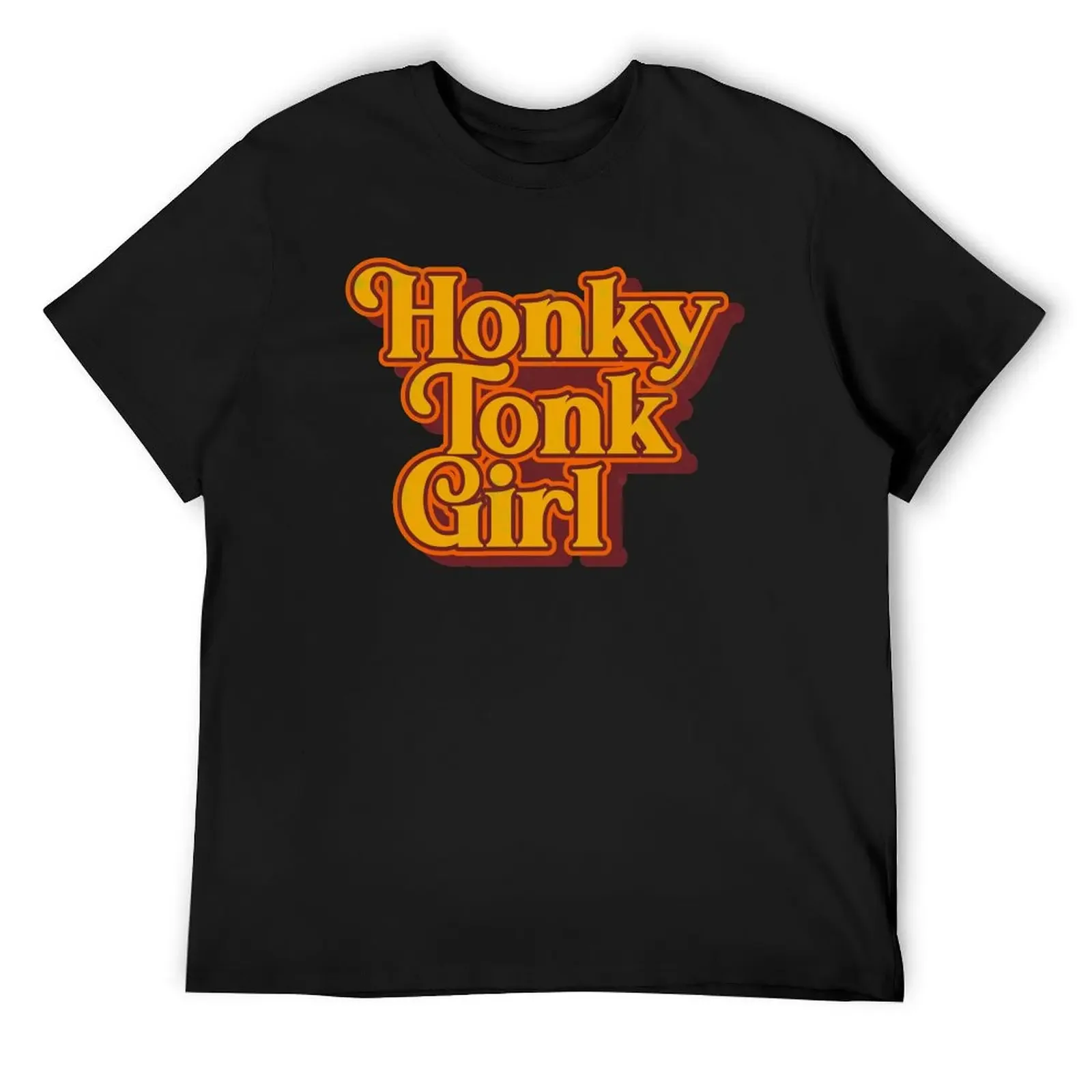 

Honky Tonk Girl ))(( Retro Classic Country Music Design T-Shirt baggy shirts oversized plus size clothes outfits for men