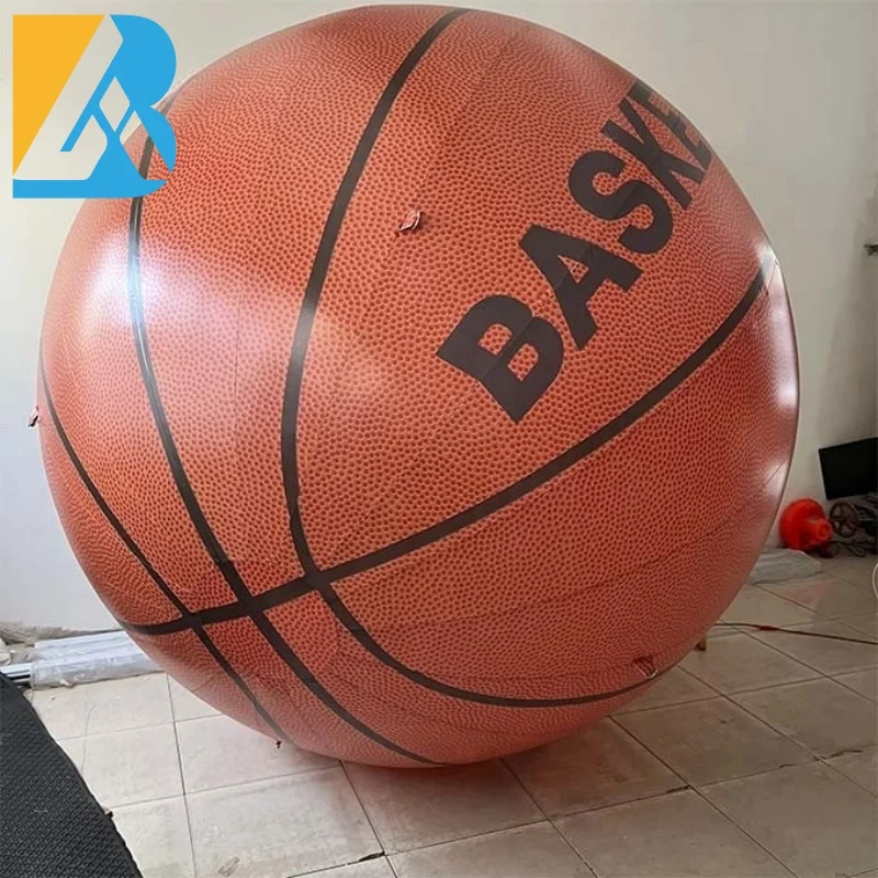 Hip Hop Theme Party Giant Inflatable Basketball for Gamer Themed Party Toys