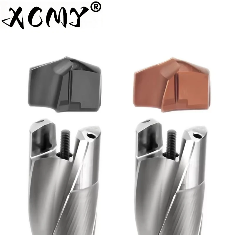 1pcs KSEM 3D 5D 7D 8.5D 10D 12D carbide insert for crown deep hole drill High precision efficiency Replacement for U drill