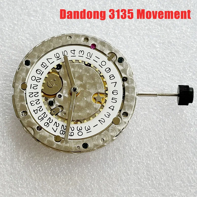 Dandong VSF Super 3135 Automatic Mechanical Movement Blue Balance Wheel Watch Movement VS 3135 Factory