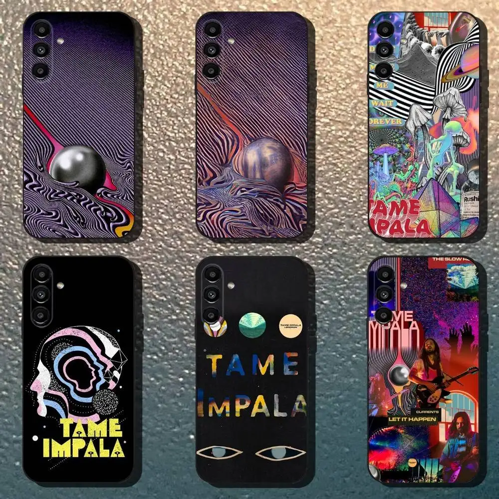 

T-Tame Impala Phone Case For Samsung Galaxy A13,A21s,A22,A31,A32,A52,A53,A71,A80,Soft Black Shell