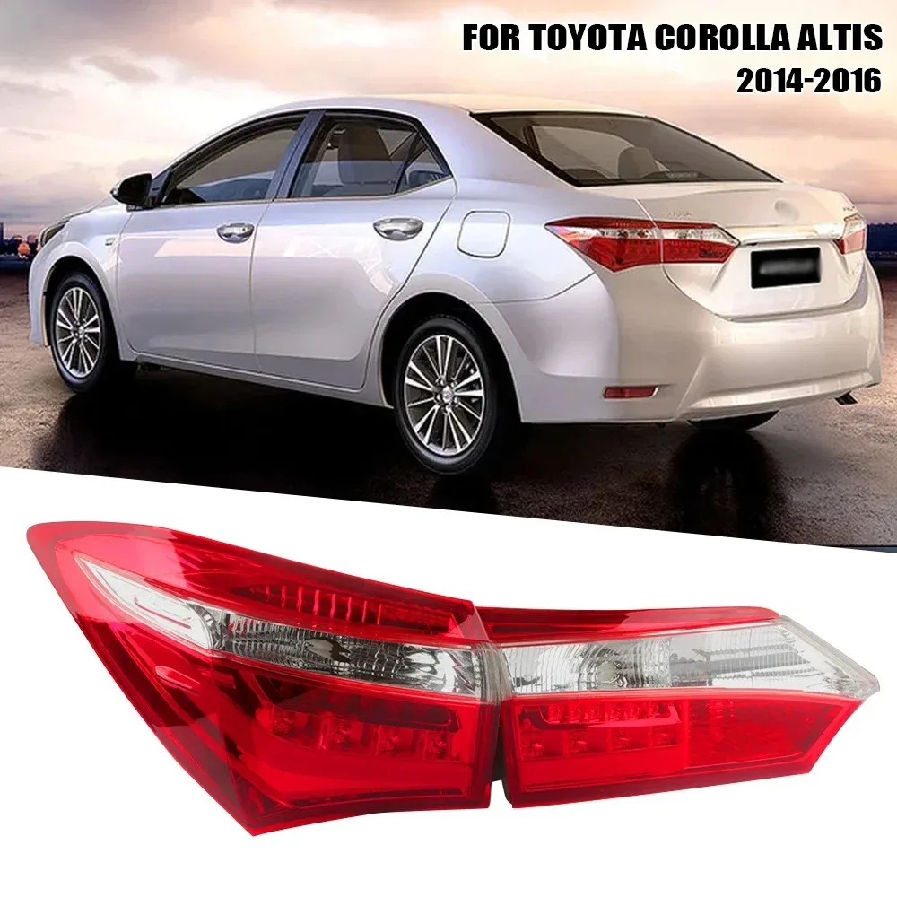 Car LED Tail light Rear Bumper Light Stop Brake Lamp Turn Signal Warning For Toyota Corolla Altis 2014 2015 2016