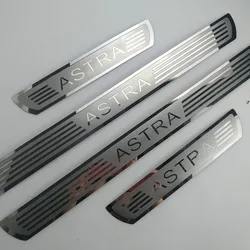 For Opel Vauxhall ASTRA G H J K GTC 2010-2020 Door Sill Scuff Plate Trim Stainless Kick Pedal Protectors Car Styling Accessories