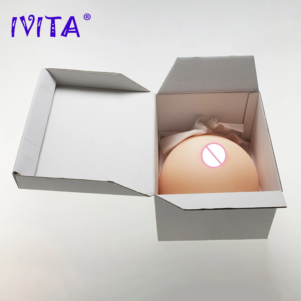 IVITA 10KG Silicone Breast Forms Huge Silicone False Breasts Fake Boobs For Crossdresser Transgender Shemale Drag Queen Enhancer