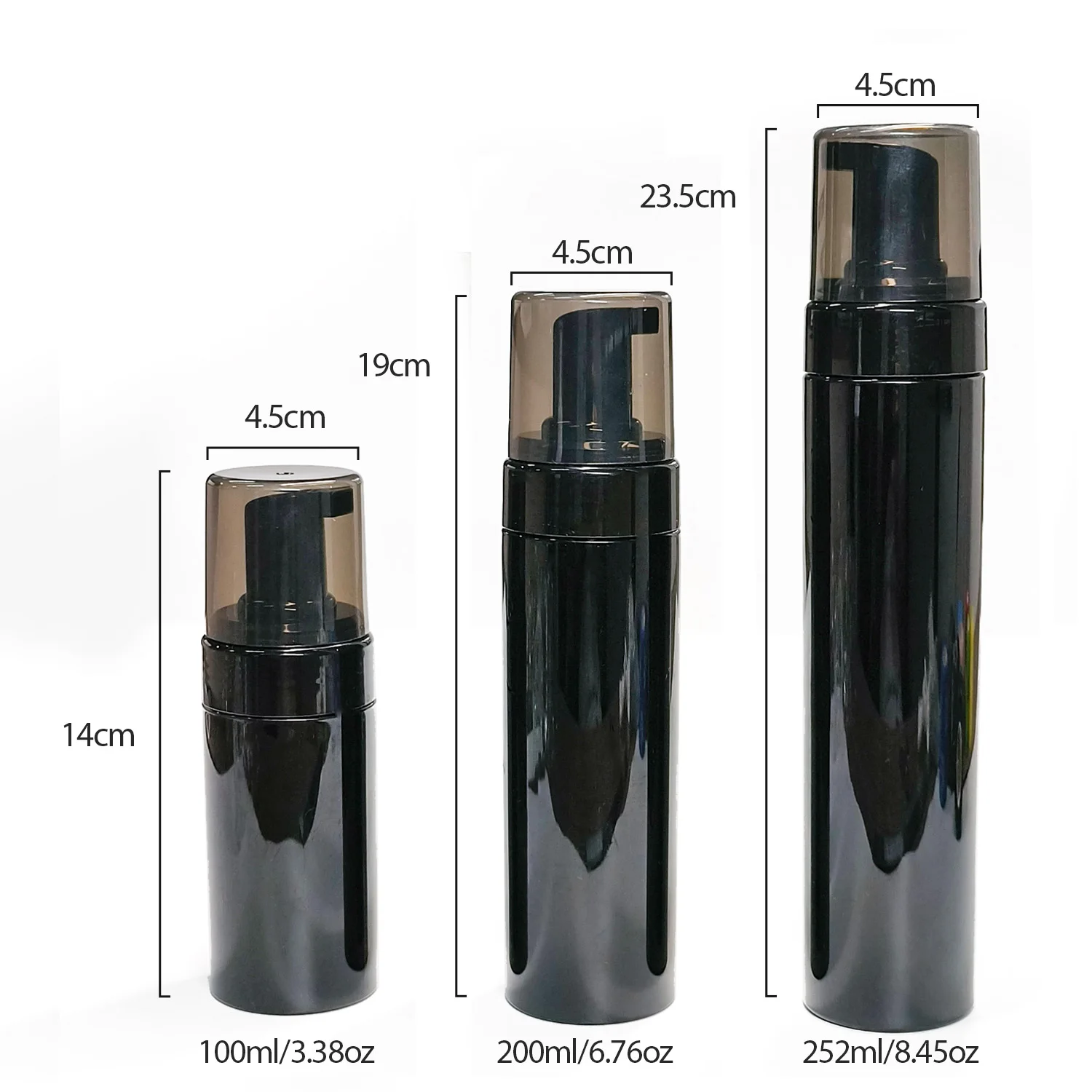 1 PC 100/200/250ml พลาสติก Foaming ขวดสบู่ Mousses Liquid Dispenser Froth แชมพูโลชั่นเจลอาบน้ําโฟมปั๊มขวดเครื่องสําอาง
