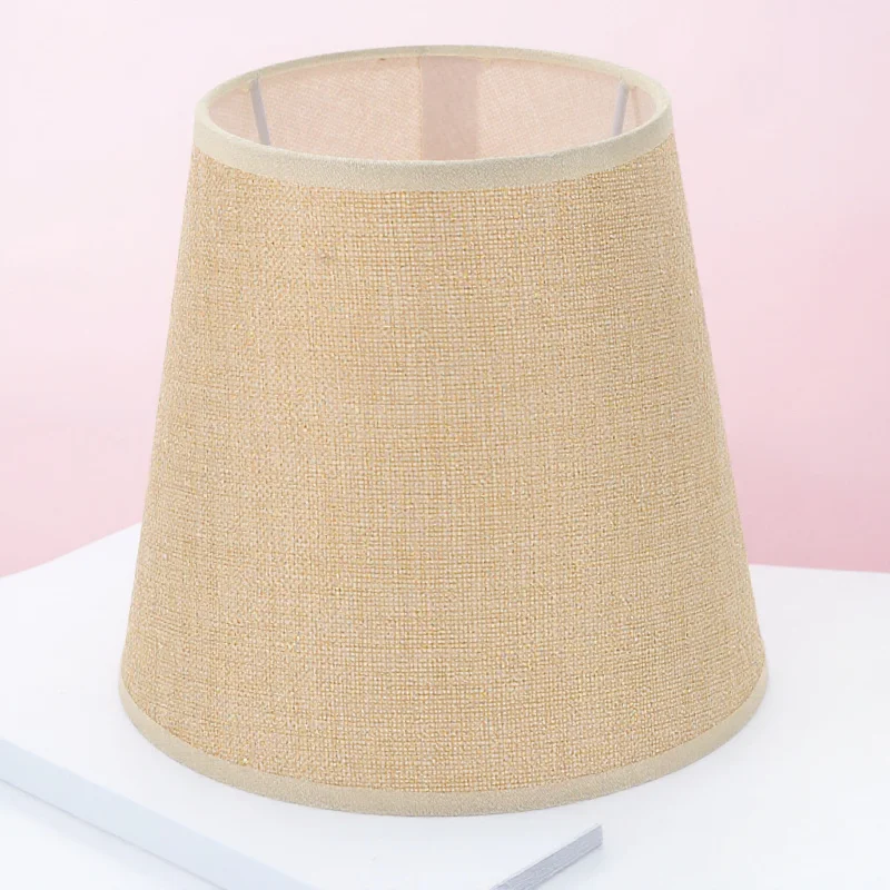 الكتان غطاء مصباح النسيج الجدول عاكس الضوء ل E27 المقبس الحديثة خفيفة الوزن استبدال ديكور المنزل غرفة المعيشة غرفة نوم الفندق #6