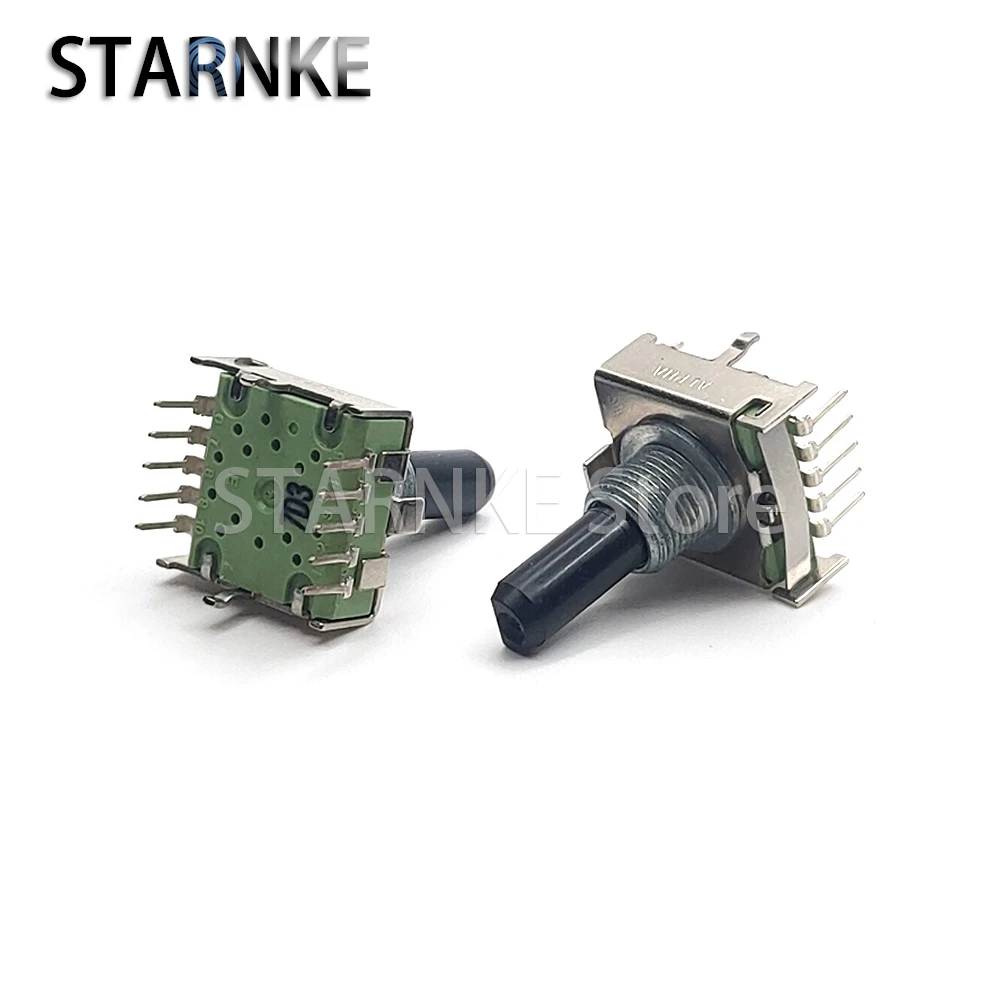2PCS SR1712F Rotary Band Switch 8 Gears Roland Cube 60 "Lead" Signal Switch D Shaft Length 20mm 10-Pin image 2