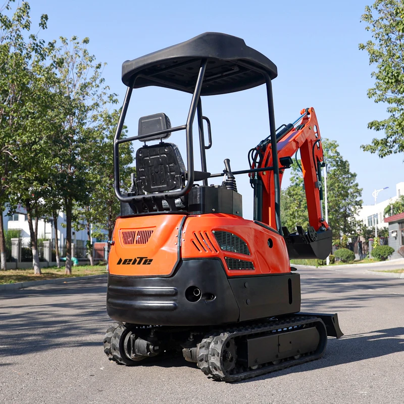 1.7ton Xe Đào Đất Mini Tê Giác 1 Tấn 1.7ton Giá Trung Quốc Xe Đào Đất Mini Nhỏ Đào Tomica Mới Bagger Cho S