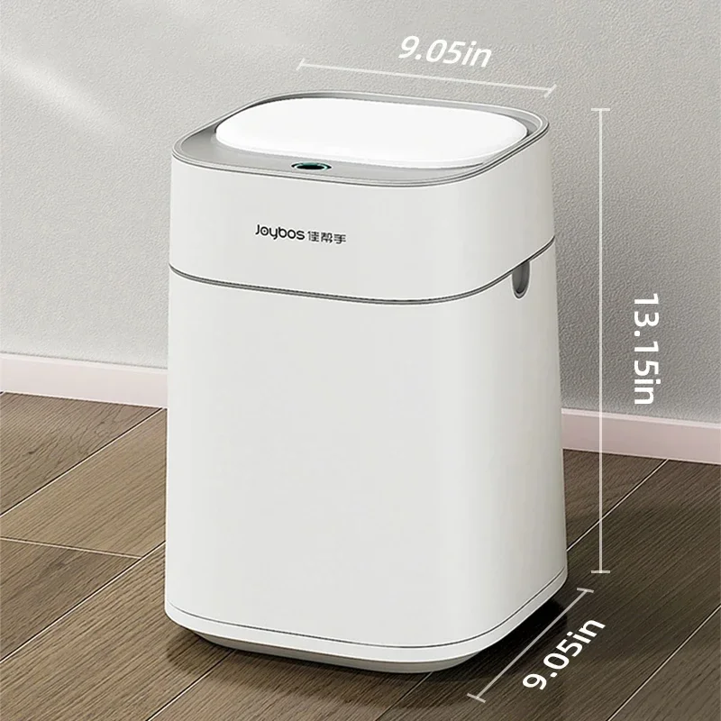 Joybos Smart Sensor Trash Can Electric Trash Bin Automatic Adsorption of Garbage Bags Bathroom Supplies Kitchen and Home Use