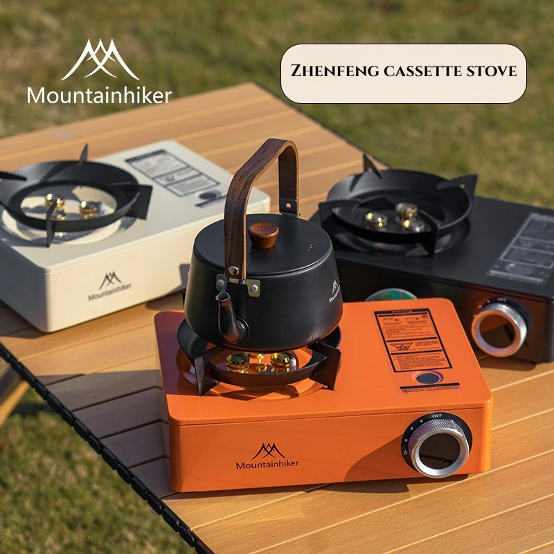 

Газовая плита MOUNTAINHIKER 6800 Вт, высокомощная портативная кассетная горелка для кемпинга, пикников, походов и активного отдыха