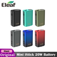 Original Eleaf Mini iStick 20W Box Mod Vape with 1050mAh Battery Adjustable Voltage Electronic Cigarette 510 Thread Vaporizer