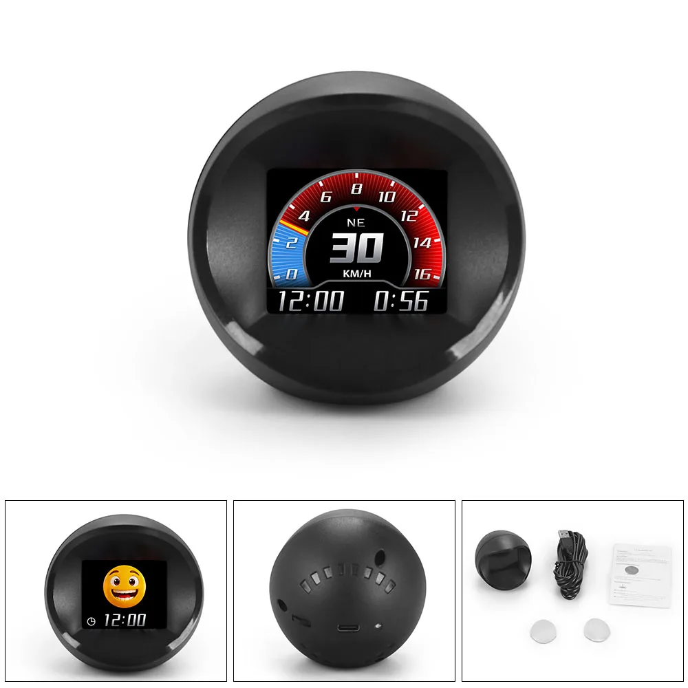 Q11 GPS Auto-HUD mit Mehrfach-Dynamischen Anzeigen für Geschwindigkeit/Kilometerstand/Höhe/Uhr/Speedometer Head-up-Display 5V USB-Anschluss