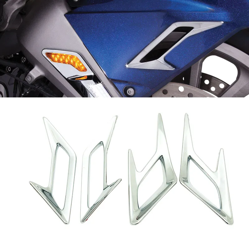 Chrome GL1800 Front & Rear Fender Vent Decoration Trims fits For Honda GoldWing DCT Tour Gold Wing GL 1800 2018-2021 Motorcycle