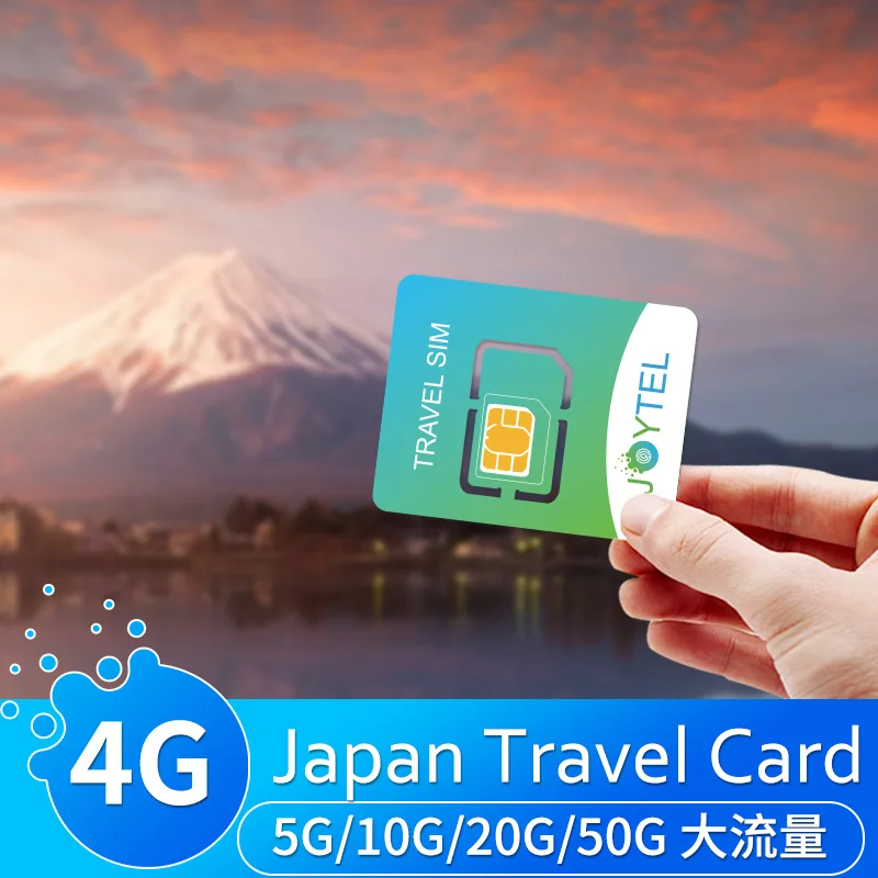 Joytel Japanese Phone Card 5G/4G High-Speed Traffic Softbank Mobile Internet Card Tokyo Okinawa Sim