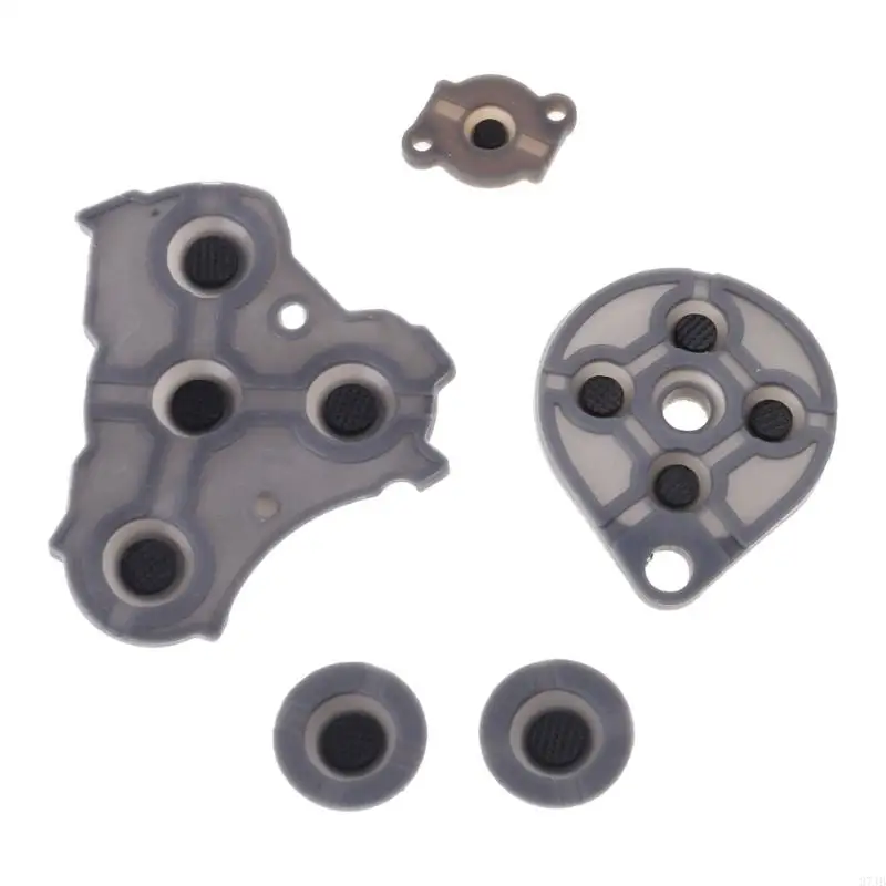 37JB gamepad condutor condutor Pood Substitua para o controlador GameCube Reparo Part Silicone Condive Button Pad Pad