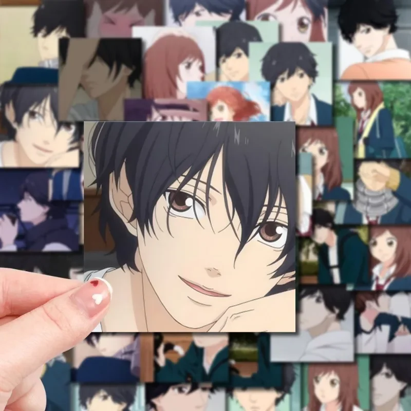 Blue Spring Ride Sticker Anime Waterproof Sticker 63 Piece Student Stationery Waterproof Children Supplies Mabuchi Kou