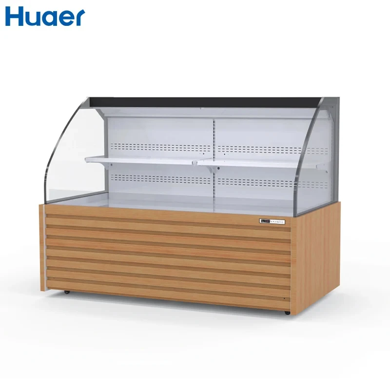 

Вертикальный низкопрофильный холодильный шкаф-витрина для предварительно упакованных продуктов из супермаркетов