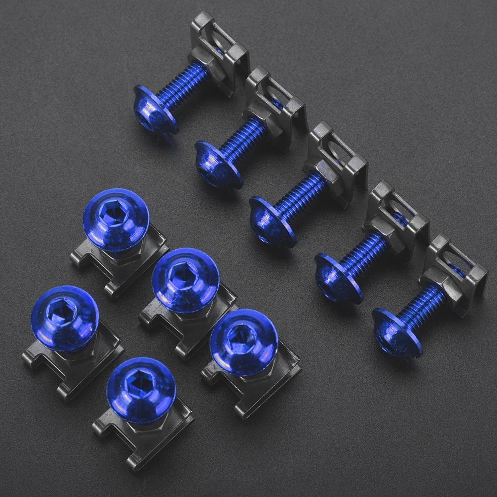 For Yamaha XSR700 XTribute XSR900 2016~2022 2021 XSR 700 900 6MM Fairing Body Work Bolt Kit Screw Spire Speed Fastener Clip Nut