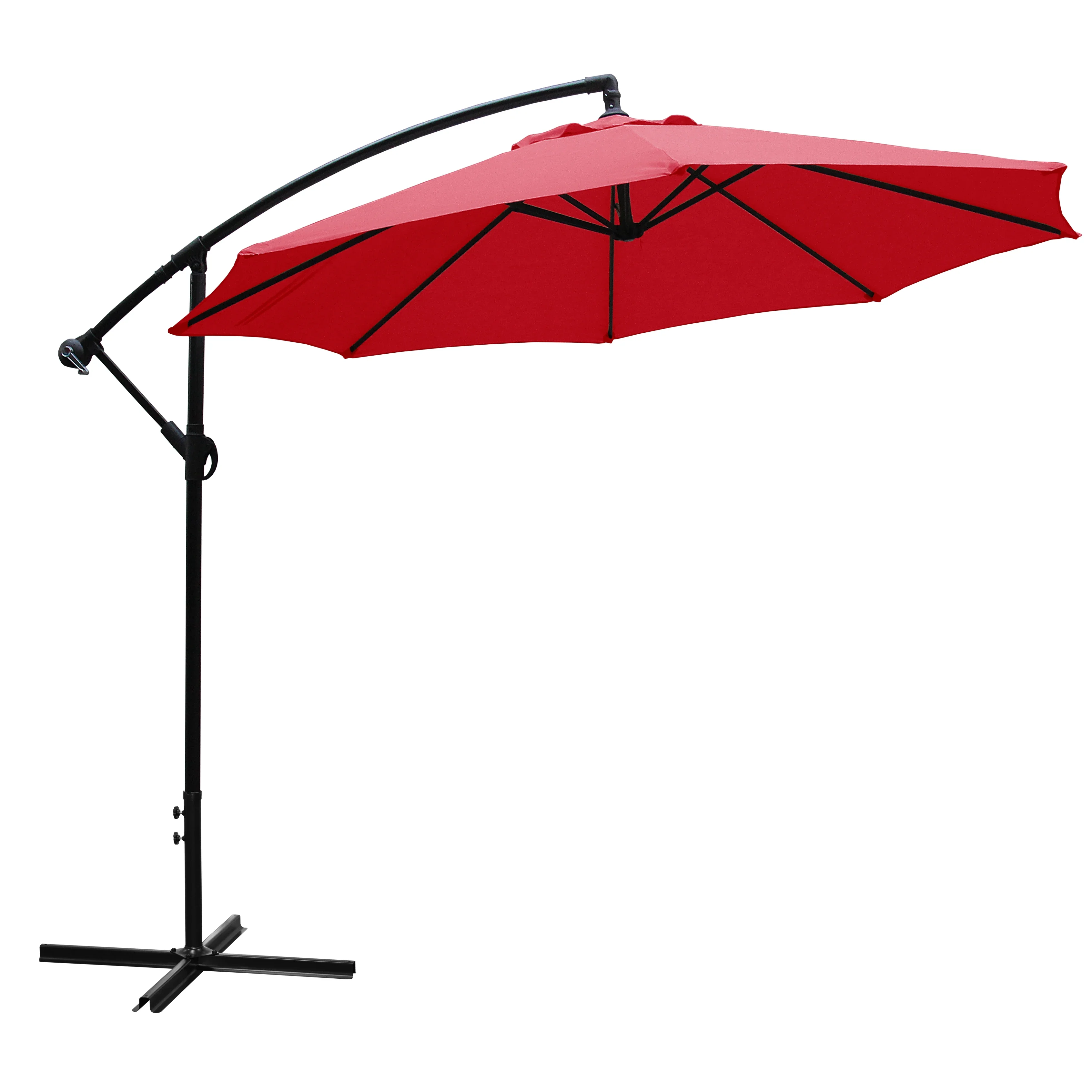 Outdoor Waterproof offset Garden Umbrella Patio cantilever Outdoor Hanging Banana Umbrella Parasol Patio Umbrellas