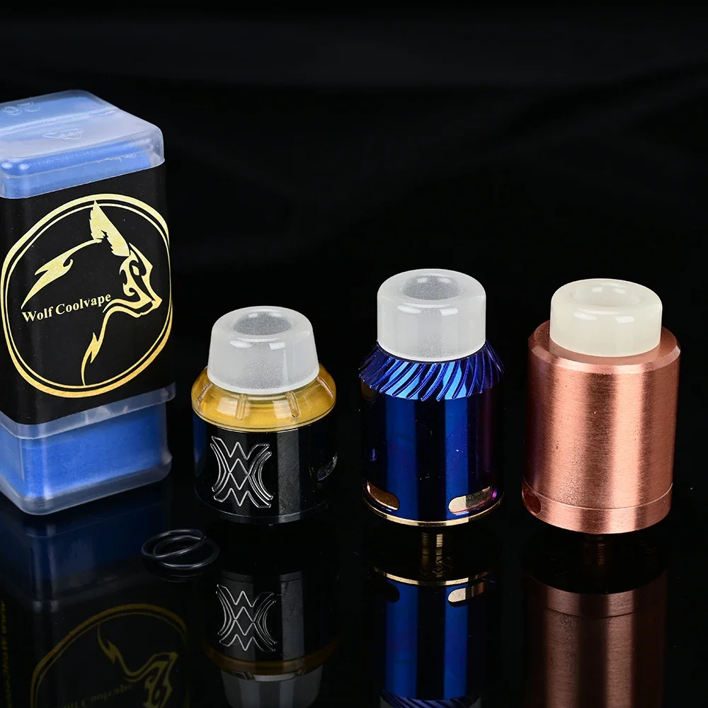 3pcs/box wolfcoolvape 810 drip tip Custom Drip Tips Drip tip mouthpiece Luminous color for Vapes Tanks rda rta
