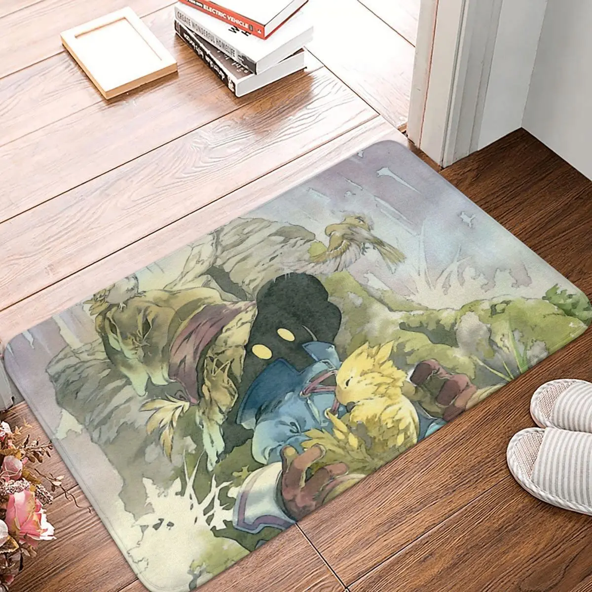 Non-slip Doormat Final Fantasy Vivi Rain Bath Bedroom Mat Prayer Carpet Home Pattern Decor