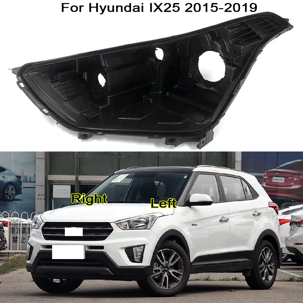 

For Hyundai IX25 2015 2016 2017 2018 Front headlight bracket Headlight bottom shell Replacement of automotive parts Hard PP