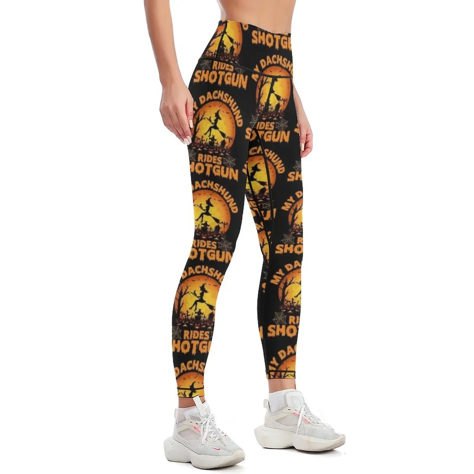 Leggings de bruja Dachshund, ropa deportiva para gimnasio, ropa deportiva para gimnasio, mallas para mujer