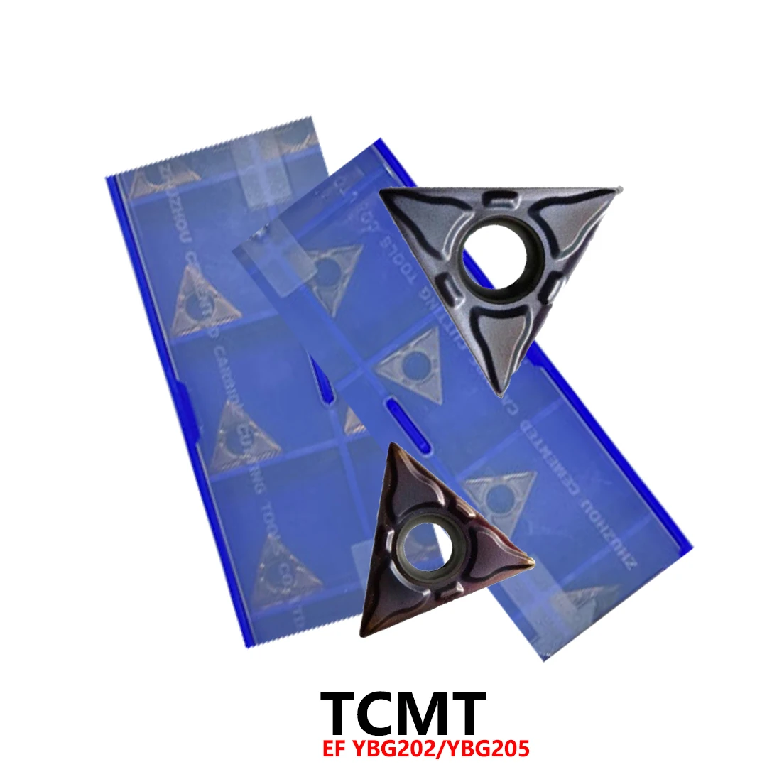 

Original CNC Holder Blades TCMT090202-EF TCMT110202 TCMT110204 TCMT090204 EF YBG202 YBG205 Carbide Inserts For Shank TCMT 110202