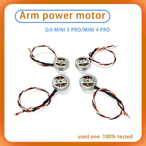 Moteur d'origine DJI Mini 3/3 PRO/4 PRO, moteur de puissance de bras, pour DJI mini 3PRO/4 PRO, bonne qualité, vidéo de test fourni