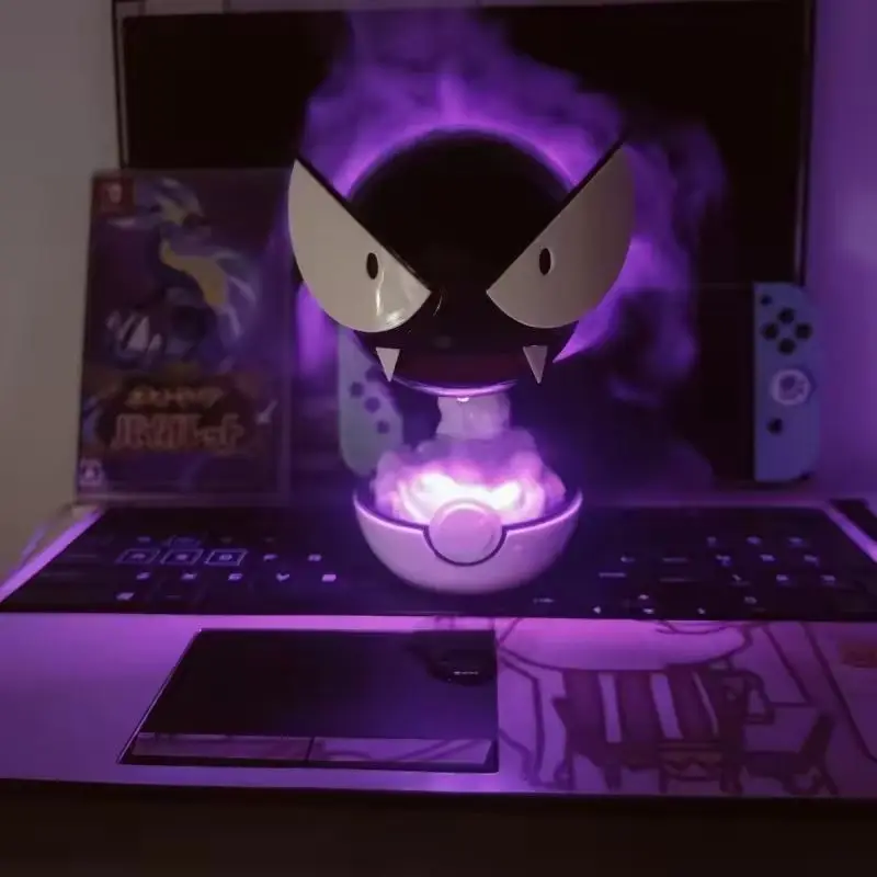 Аниме Gastly увлажнитель воздуха Pokemon пополняющий воду спрей настольный очиститель воздуха светодиодные лампы украшения Крытый распылитель окружающего света подарок ﻿
