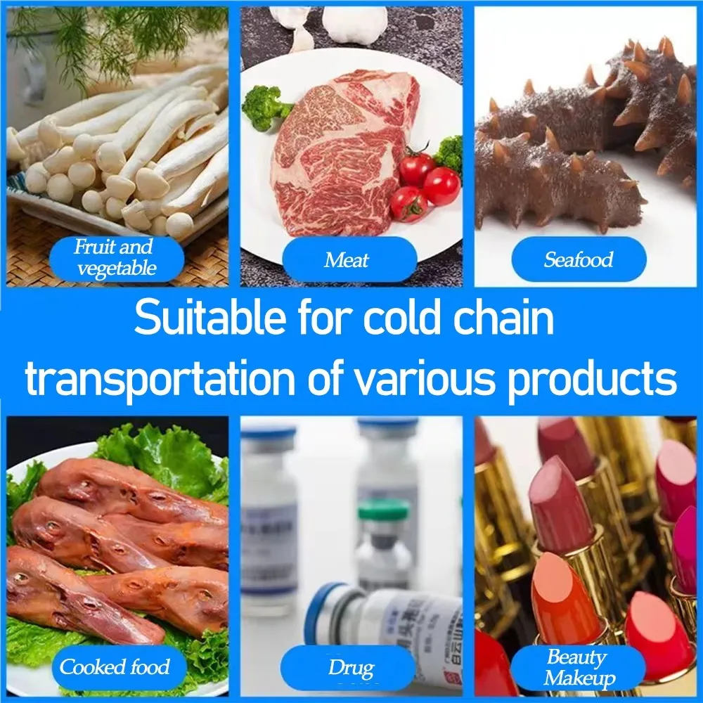 50 szt. Kompresów Lodowych Przenośne Samozasysające Kompresy Chłodzące na Ból Wielokrotnego Użytku