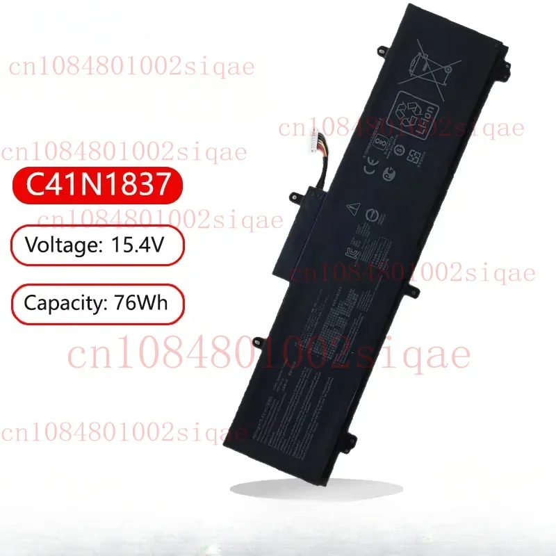 

C41N1837 Laptop Battery For Asus Zephyr GU502GV GU502LV GU502LWS GU502GW GU502LXS FX516PM GA502DU H500GV W500GV FX516PR GX502LXS